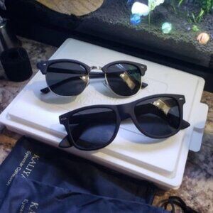 Polarized Sunglasses for Men and Women Semi-Rimless Frame Driving Sun glasses